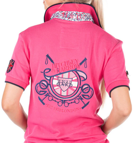 H&H Hot Pink Loose Fit Polo Shirt