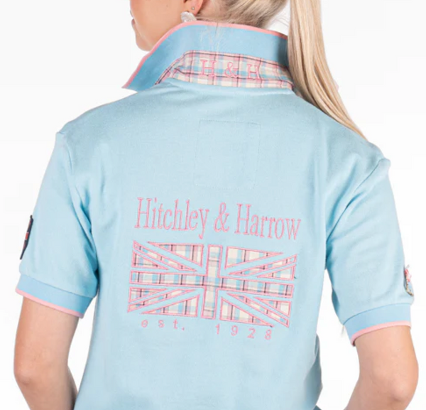 H&H Aqua Blue Loose Fit Polo Shirt